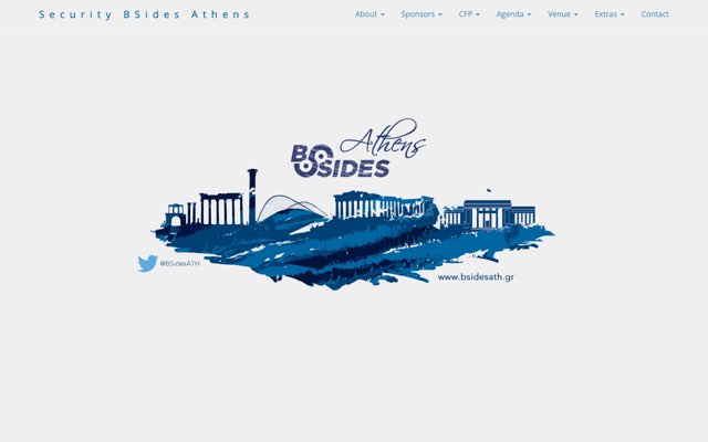 Уебсайт на BSides Athens