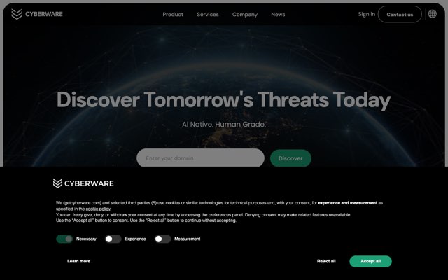 Уебсайт на Cyberware