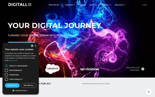 Уебсайт на Digitall