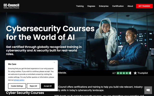 Уебсайт на EC-Council Certified Incident Handler
