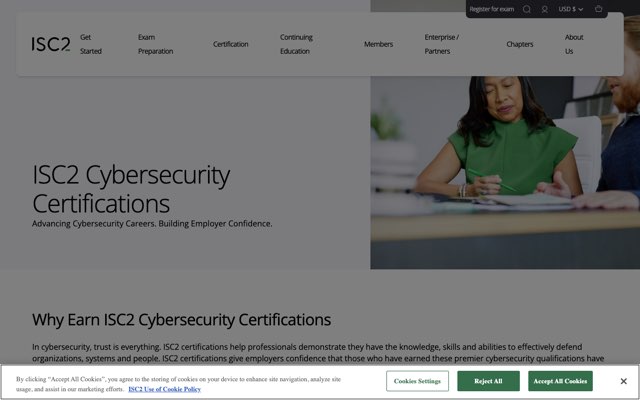 Уебсайт на Information Systems Security Engineering Professional
